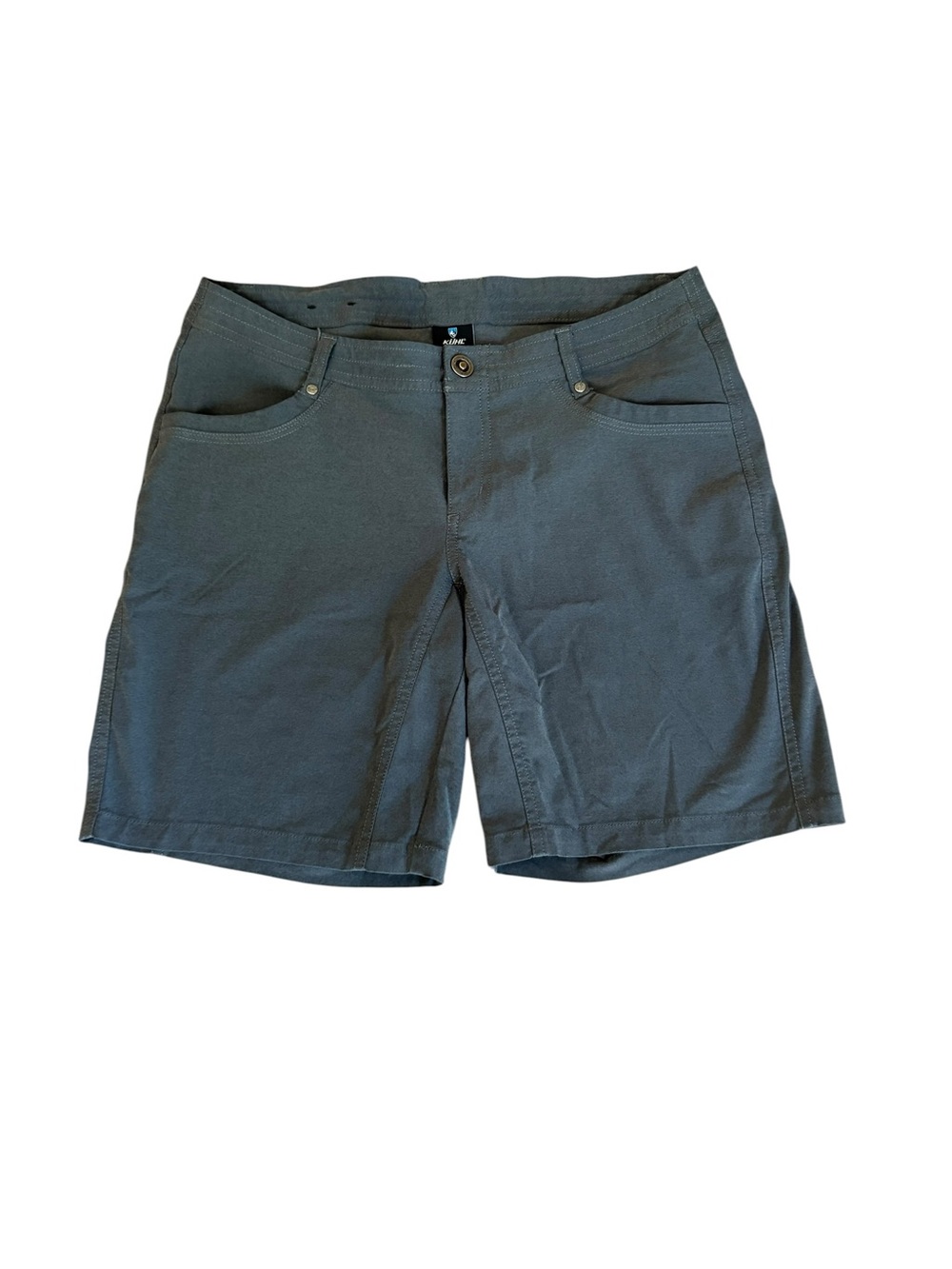 Kuhl 8 Inch Inseam Womens Hiking Trek Shorts Size 8 Gray Taupe